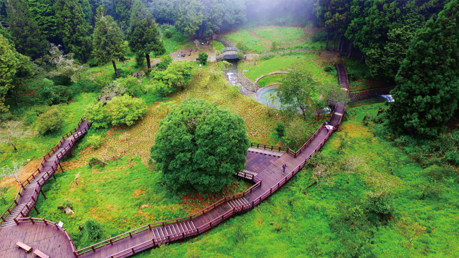 阿里山森林遊樂區木蘭園排水工程