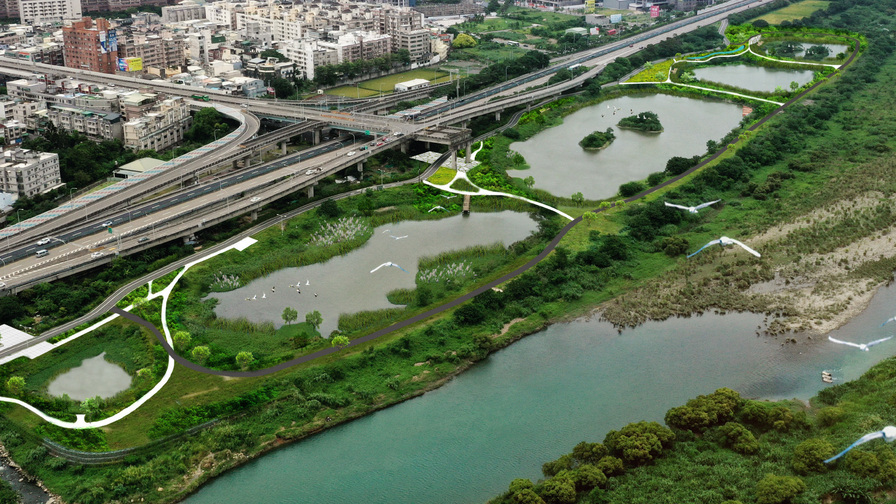 新竹左岸濱水廊道景觀營造計畫